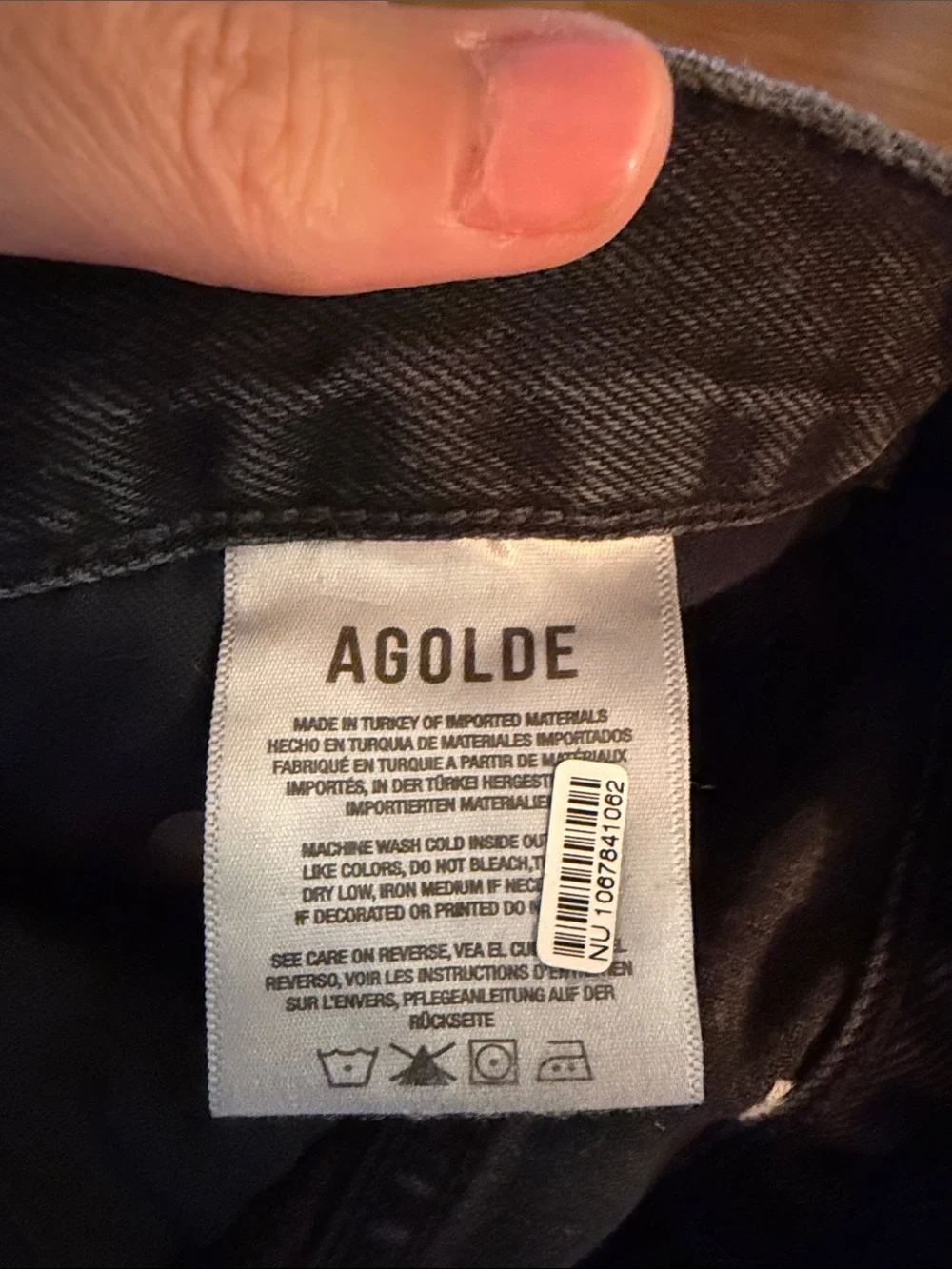 AGOLDE V Waist Baggy Jeans- size 29